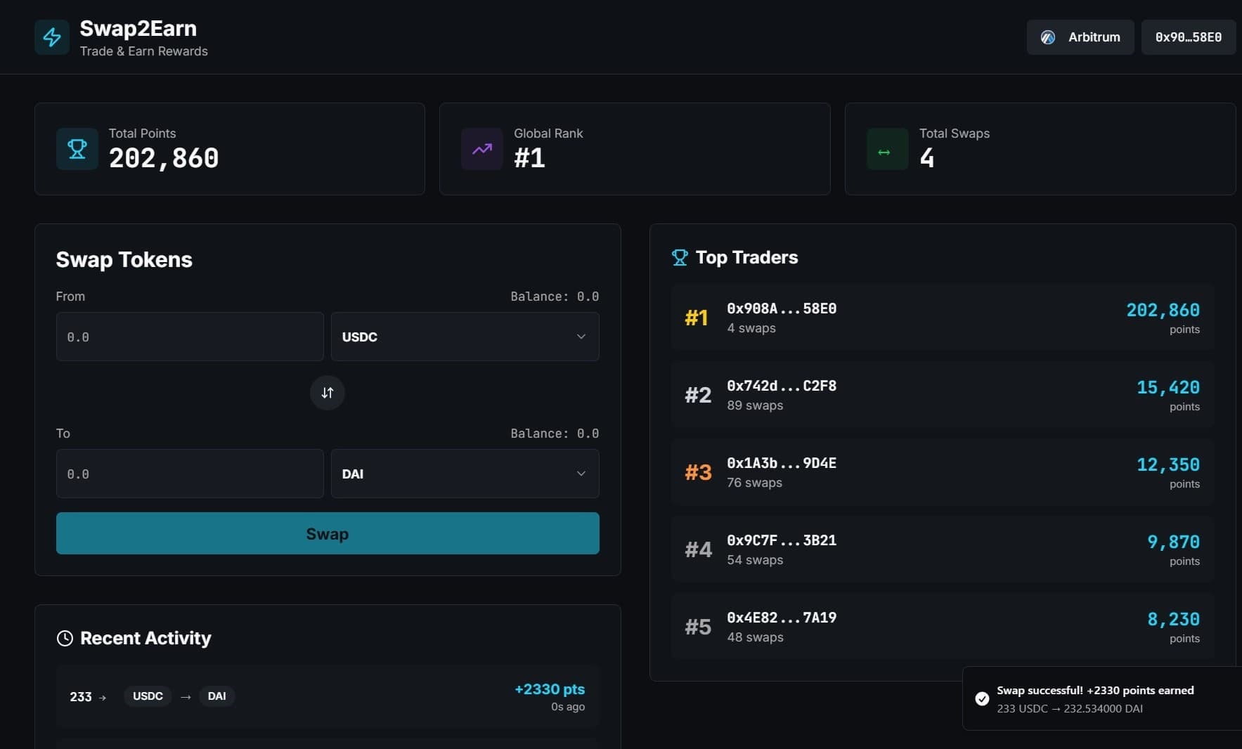 Swap2Earn